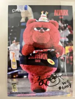 アルバルク東京 ルークデジタルサイン入り ポストカード