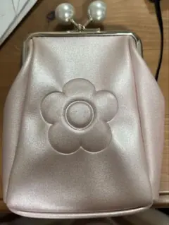 エンボスディジーパール ガマロ ポーチ パールピンク マリークワント マリクワ