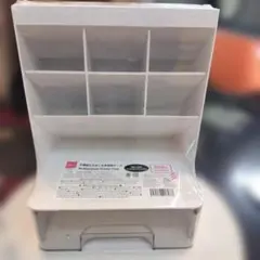 DAISO 多機能引き出し文具収納ケース ホワイト