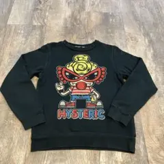 HYSTERIC MINI ブラック トレーナー　120