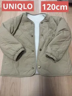UNIQLO ユニクロ　ベージュ 中綿コート ボア裏地