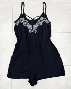 H&M オールインワン ロンパース オーバーオール サロペット ネイビー