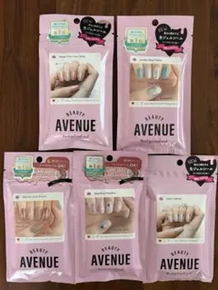BEAUTY AVENUE ネイルシール 5パックセット　生ジェルシール