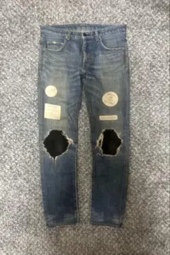 初期ナンバーナイン ライオンワッペン付 メカニックシャツ（キムタク