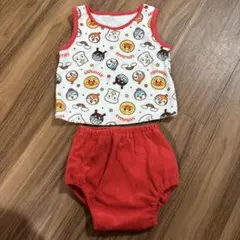 アンパンマン タオル生地ロンパース 80~90
