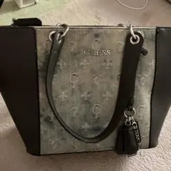 GUESS デニム調 トートバッグ ショルダーバッグ