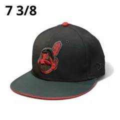 【美品】 2000s Indians NEW ERA 59FIFTY 7 3/8