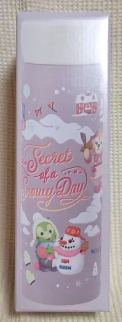 ダッフィー＆フレンズ　シークレットオブスノーウィーデイ　ステンレスボトル