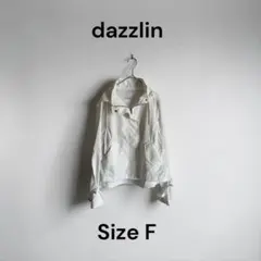 dazzlin マウンテンパーカー 白 金具 フード F