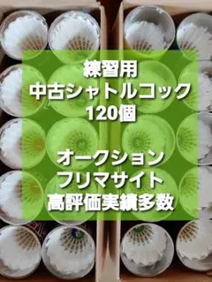 120個 バドミントンシャトル 中古美品入 練習 ノック基礎 手芸 激安