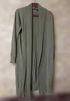 3can4on オリーブグリーン ロングカーディガン サイズ2