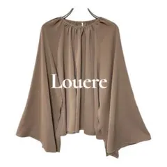 【新品】Louere ルエレ フレアスリットスリーブブラウス モカ Mのサムネイル