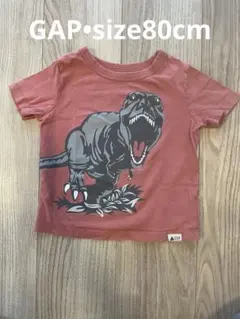 GAP 恐竜Tシャツ 男の子 保育園 半袖　ダイナソー 18-24ヶ月