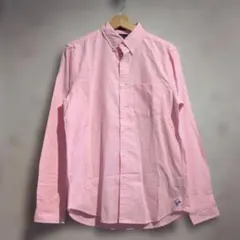 American Eagle ストライプ 長袖シャツ ピンク Sのサムネイル