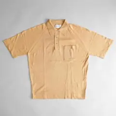 古着 70s 80s ビンテージ USA製 半袖 ニットポロシャツ Lのサムネイル