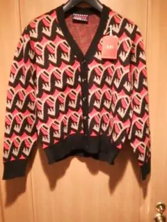 タグ付き未使用保管品　TOKYO SUN JACQUARD　ウールカーディガン