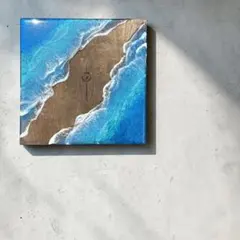 青/海/原画/禅/絵画/アート/抽象画/モダン/ホテル/ゴールド/縁起/開運
