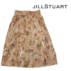 JILLSTUART ロゴ入りフラワープリント フレアスカートのサムネイル