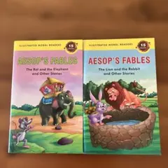 英語　絵本　AESOP'S FABLES 2冊セット