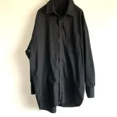 GU ジーユー オーバーサイズ長袖シャツ ブラック M