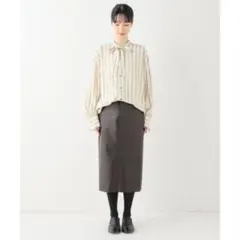 レザー ロングスカート