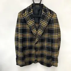 美品 ポールスミス 3ピース セットアップスーツ リネン チェック柄 