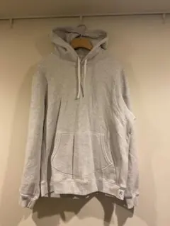 レイニングチャンプ グレー フード付きパーカー 霜降りREIGNING 美品 L