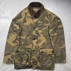 バブア babour カモフラジャケット 美品 XXS コーデュロイ襟のサムネイル