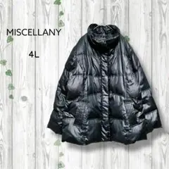 MISCELLANY　ダウンジャケット　ショートコート　大きいサイズ　黒