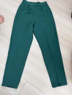 Sサイズ ストレッチスラックス グリーン