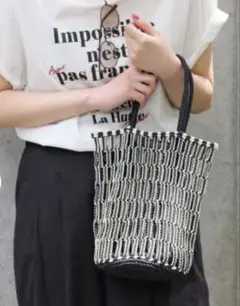 The Bagmati バグマティ WAX CORD BAG かごバッグ