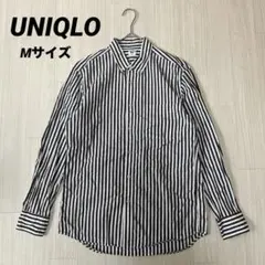◆ UNIQLO ユニクロ　エクストラファインコットンブロード　ストライプシャツ