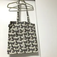 値下げ　ルートート　ネコ柄トートバック