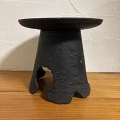 鋳鉄製花器　黒色　日本製