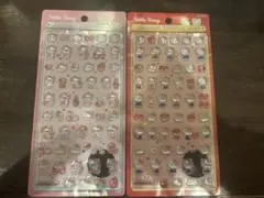 ハローキティ☆ボンボンドロップシール☆2シートセット