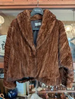 淑女の夜会　EPOCA 最高級ミンク毛皮ショートコート　ケープ　直営店購入