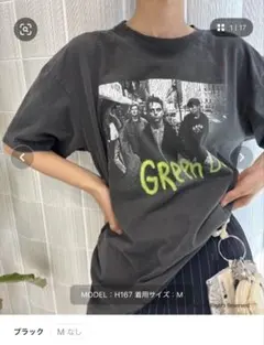 GREEN DAY / BLACK TEE AMERI