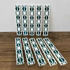 古いタイルコースター　佐治タイル　和製マジョリカ　アールデコ　6枚まとめて 古いタイルコースター 佐治タイル 和製マジョリカ アールデコ 6