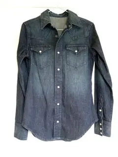 【美品 】定番大人気 ポロラルフローレン デニム ウエスタンシャツ サイズM デニム ウエスタン シャツ WMPOSHTNDO20659