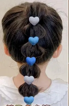 カラフル　ヘアゴム　セット（ハート・星）12個✖️4セット　計48個