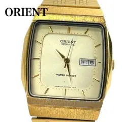 電池交換済み】ORIENT 腕時計 クォーツ デイデイト トノー Y2K - メルカリ