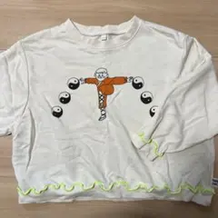 マーキーズ マエウシロプリントトレーナー