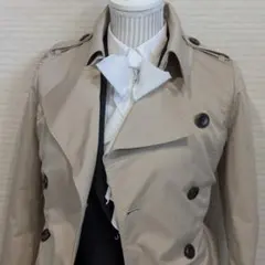 n-line by nozomi トレンチコート ダブルボタン ベージュ