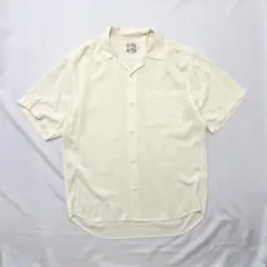 90s FLAX リネン シャツ L オープンカラー linen | Mercari