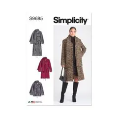Simplicity Sewing S9685 コート、ジャケット型紙