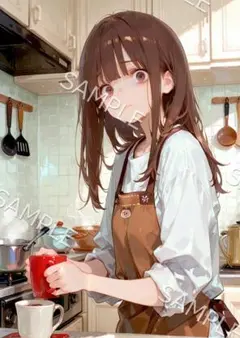 103 AI美女画像 ポートレート 陸上競技場 A4光沢紙ポスター - メルカリ