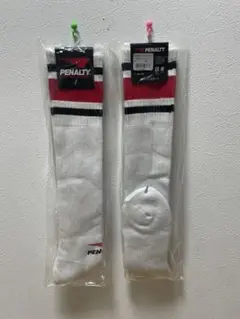 【PENALTY】《24~27cm》ホワイト/レッド2足セット