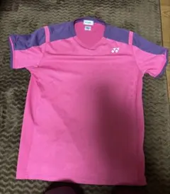 YONEX ピンク/パープル バドミントンシャツ