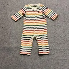 DOUBLE.B ストライプロンパース