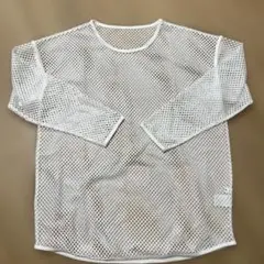 メッシュデザイン 長袖Tシャツ